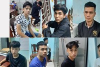 7 bị can vừa nhận quyết định khởi tố về tội chống người thi hành công vụ, gây rối trật tự công cộng.