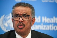 Tổng giám đốc Tổ chức Y tế Thế giới Tedros Adhanom Ghebreyesus. Ảnh: Reuters.