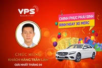 “Chinh phục Phái sinh – Rinh ngay xe Merc”: Giải Nhất tháng thứ 2 tiếp tục thuộc về nhà đầu tư trẻ tuổi