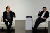 Tỷ phú Jack Ma và Giám đốc điều hành SoftBank Group Masayoshi Son. (Nguồn: Reuters).