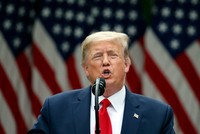 Tổng thống Mỹ Donald Trump. Ảnh: AP.