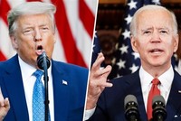Tổng thống Mỹ Donald Trump và ứng cử viên tổng thống của đảng Dân chủ Joe Biden. (Nguồn: AP).