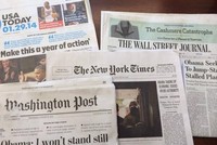 Một số báo in của Mỹ (Ảnh: Shehabnews).