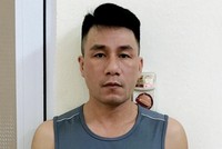 Nghi can Định tại cơ quan điều tra. Ảnh: C.A.