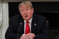 Tổng thống Mỹ Donald Trump tại cuộc họp ở Nhà Trắng hôm 18/6. Ảnh: Reuters.