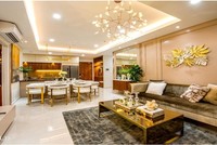 Căn hộ mẫu The Emerald Golf View được thiết kế theo phong cách sang trọng, thời thượng.