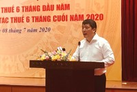 Hội nghị “Sơ kết nhiệm vụ công tác thuế 6 tháng đầu năm và giải pháp thực hiện nhiệm vụ 6 tháng cuối năm,” ngày 8/7. (Ảnh: PV/Vietnam+).