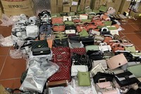 Các mặt hàng tại kho này đều là: giầy dép, kính mắt, đồng hồ, hàng tiêu dùng, mỹ phẩm .... nhập lậu hoặc có dấu hiệu giả mạo các nhãn hiệu nổi tiếng thế giới như LV, Gucci, Chanel, Adidas...