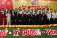 Ban Chấp hành Đảng bộ huyện Vị Thủy, tỉnh Hậu Giang nhiệm kỳ 2020-2025.