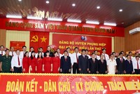 Ban Chấp hành Đảng bộ huyện Phụng Hiệp nhiệm kỳ 2020-2025.