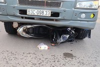 Hiện trường vụ tai nạn. (Ảnh: Đậu Tất Thành/TTXVN).