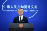 Người phát ngôn Bộ Ngoại giao Trung Quốc Uông Văn Bân. (Nguồn: cgtn.com).