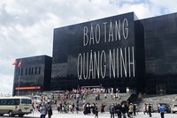 Lượng khách đến Bảo tàng Quảng Ninh tăng mạnh dịp cuối tuần. Ảnh: baoquangninh.com.vn.