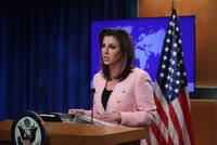 Phát ngôn viên Bộ Ngoại giao Mỹ Morgan Ortagus (Ảnh: AP).