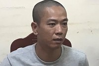 Ngọc lúc bị bắt sáng nay. Ảnh: Công an cung cấp.