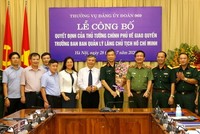 Lễ công bố quyết định.