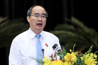 Bí thư Thành uỷ TP HCM Nguyễn Thiện Nhân. 