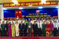 Ban Chấp hành Đảng bộ huyện Phước Long nhiệm kỳ 2020-2025.