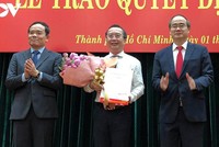 Ông Trần Thế Thuận được điều động về công tác tại UBND TPHCM, giữ chức Giám đốc Sở Văn hóa và Thể thao.