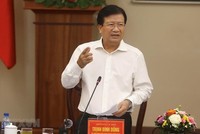 Phó Thủ tướng Trịnh Đình Dũng. (Ảnh: Huy Hùng/TTXVN).