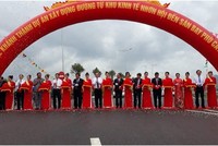 Khánh thành trục đường khu kinh tế Nhơn Hội – sân bay quốc tế Phù Cát.
