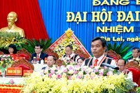 Đồng chí Hồ Văn Niên, Ủy viên dự khuyết Trung ương Đảng, Bí thư Tỉnh ủy khoá XV, Trưởng đoàn đại biểu Quốc hội tỉnh tái đắc cử chức danh Bí thư Tỉnh ủy Gia Lai khoá XVI (nhiệm kỳ 2020-2025) - Ảnh: VGP/Thế Phong.
