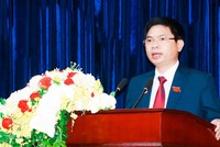 Ông Trương Quốc Huy được bầu giữ chức Chủ tịch UBND tỉnh Hà Nam.(ảnh: Báo Hà Nam).