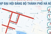 Giao thông thay đổi thế nào dịp Đại hội Đảng bộ thành phố Hà Nội?