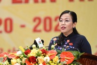 Bà Nguyễn Thanh Hải tái đắc cử chức vụ Bí thư Tỉnh ủy Thái Nguyên.