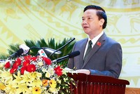 Đồng chí Nguyễn Khắc Định tái đắc cử Bí thư Tỉnh ủy Khánh Hòa. Ảnh Báo Khánh Hòa.