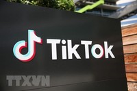 Biểu tượng TikTok. (Nguồn: AFP/TTXVN).