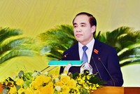 Đồng chí Chẩu Văn Lâm tiếp tục được bầu giữ chức vụ Bí thư Tỉnh ủy Tuyên Quang nhiệm kỳ 2020-2025. Ảnh: Báo Tuyên Quang.