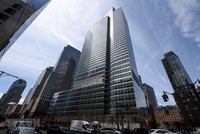 Trụ sở ngân hàng đầu tư Goldman Sachs ở New York, Mỹ. (Ảnh: AFP/TTXVN).