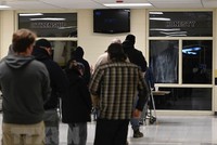 Cử tri Mỹ bỏ phiếu tại New York. (Ảnh: THX/TTXVN).