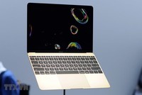 Máy tính MacBook của Apple. ( Ảnh: AFP/TTXVN).