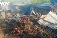 Hiện trường vụ cháy.