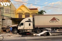 Hiện trường vụ tai nạn.