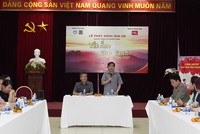 Đại diện Hội Bảo vệ quyền trẻ em phát động chương trình “Tết ấm cho em” 2021.
