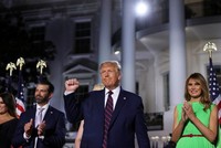 Tổng thống Mỹ Donald Trump và gia đình (Ảnh: Reuters).