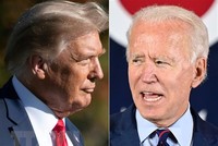 Tổng thống Mỹ Donald Trump (trái) và ông Joe Biden. (Nguồn: AFP/TTXVN).