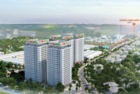 Tổng thể dự án TBCO Riverside với mật độ xây dựng chỉ 27%.