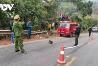 Hiện trường vụ tai nạn.