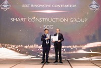 Công ty Cổ phần xây dựng SCG (Smart Construction Group) nhận giải thưởng Best Innovative Contractor Southeast Asia 2020 - Nhà thầu xây dựng đột phá nhất Đông Nam Á 2020.