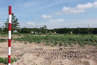 Dự án ma của Công ty Cổ phần địa ốc Alibaba tại xã Châu Pha, thị xã Phú Mỹ, tỉnh Bà Rịa-Vũng Tàu. (Ảnh: Huỳnh Sơn/TTXVN).