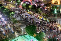 Phố đi bộ Nguyễn Huệ sẽ cấm các phương tiện vào tối 31/12.