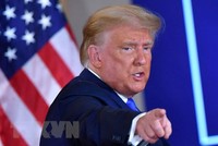 Thượng viện Mỹ đã bác quyền phủ quyết của Tổng thống Donald Trump đối với Đạo luật Ủy quyền quốc phòng. (Ảnh: AFP/TTXVN)