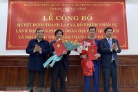 Lễ công bố thành lập Văn phòng Đoàn Đại biểu QH và HĐND thành phố Đà Nẵng. (Ảnh: Quốc Dũng/TTXVN).