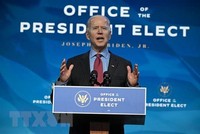 Tổng thống đắc cử Mỹ Joe Biden phát biểu tại Wilmington, Delaware, ngày 8/1/2021. (Nguồn: AFP/TTXVN).