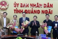 UBND tỉnh Quảng Ngãi công bố các quyết định về công tác cán bộ.