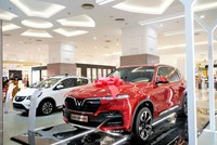 VinFast tổng kết năm 2020 với doanh số khá ấn tượng: 29.485 chiếc xe ôtô được bán ra. (Ảnh: PV/Vietnam+).